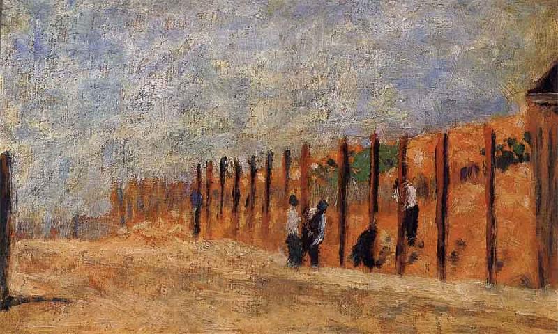 Georges Seurat Piling Farmer Spain oil painting art